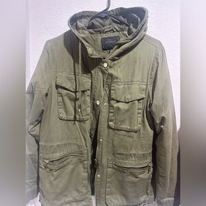 Miss London Olive Military Jacket